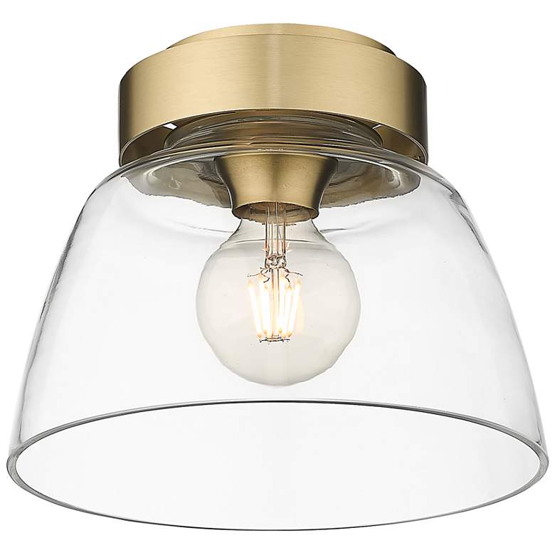 Image 5 Remy 10" Wide Brushed Champagne Bronze Ceiling Light more views
