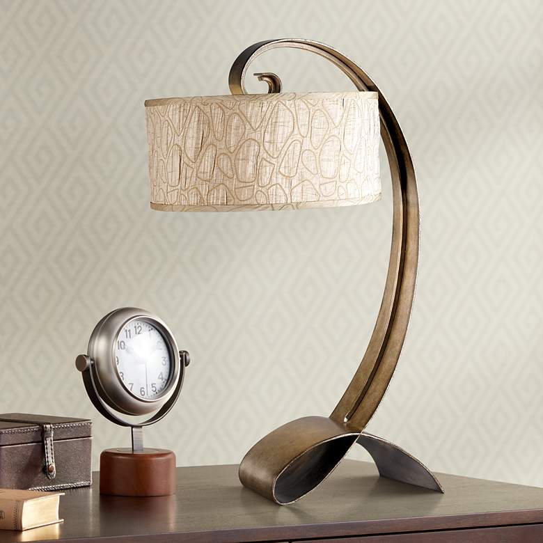 Image 1 Remy 31 inch High Smoke Bronze Table Lamp