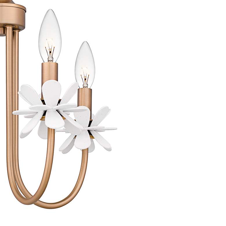 Image 5 Remy 4-Light Bronze Gold Semi-Flush Mount more views