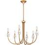 3_Remy 6-Light Bronze Gold Chandelier more views