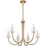 4_Remy 6-Light Bronze Gold Chandelier more views