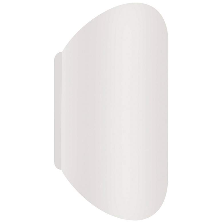 Image 1 Remy 7.5 inch High White Outdoor LED Wall Sconce