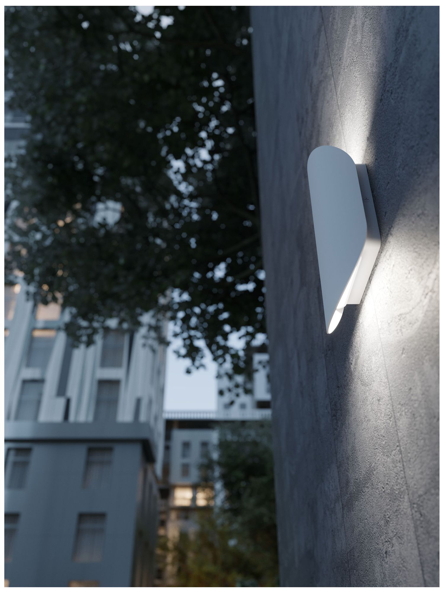 Image 2 Remy 7.5" High White Outdoor LED Wall Sconce more views