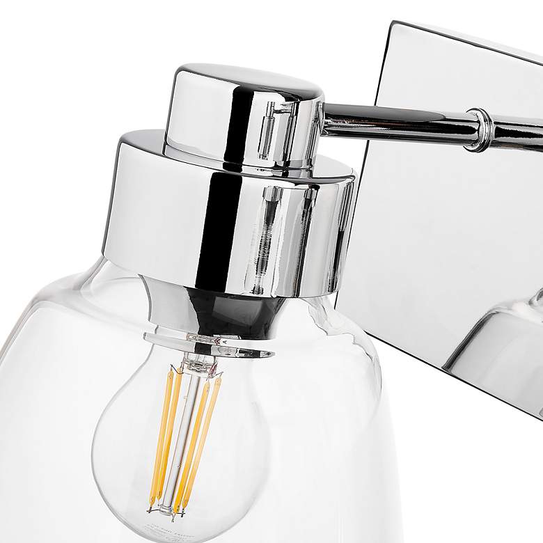 Image 3 Remy 8 3/4" High Chrome 2-Light Wall Sconce more views