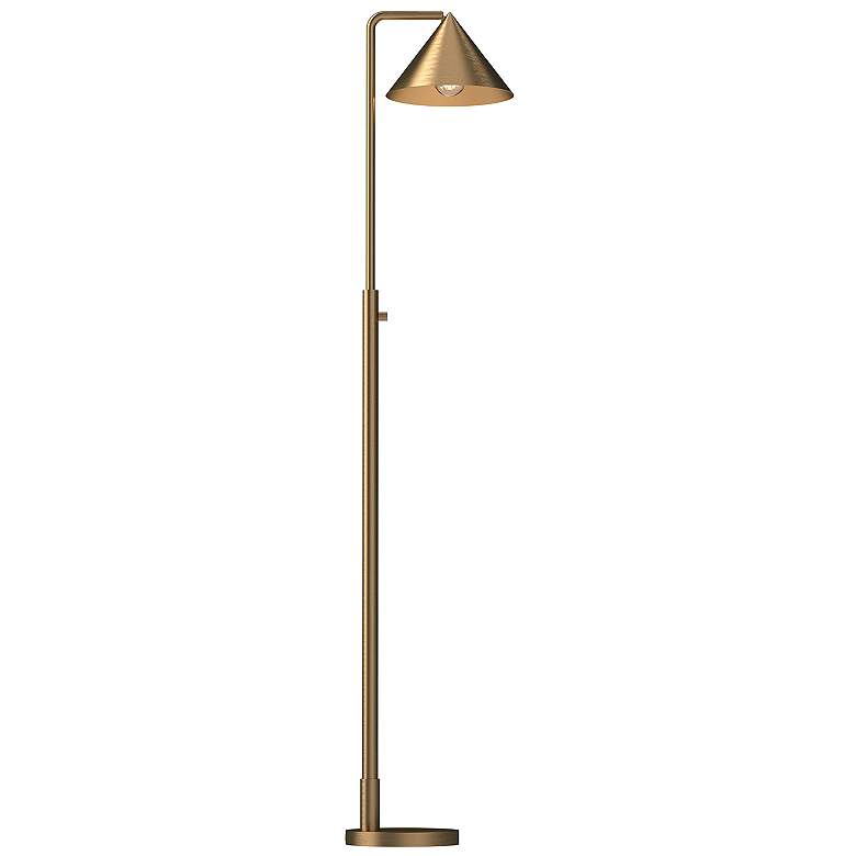 Image 1 Remy Brushed Gold Floor Lamp