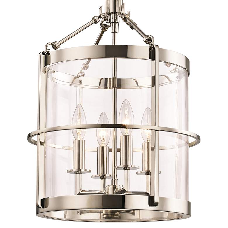 Image 4 Ren 13 3/4 inch Wide Polished Nickel 4-Light Pendant more views