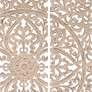 Renaissance Ivory Textured 3-Piece Wall Plaque Set