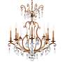 3_Renaissance Nouveau 31"H x 32"W 8-Light Crystal Chandelier in Etr more views