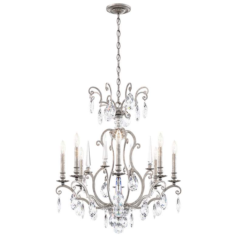 Image 1 Renaissance Nouveau 31"H x 32"W 8-Lt Crystal Chandelier in Antiqu