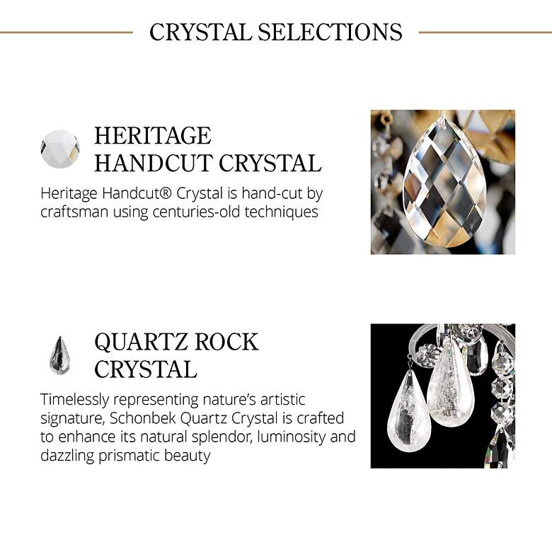 Image 3 Renaissance Rock Crystal 16"H x 20"W 6-Light Semi-Flush in Heirlo more views