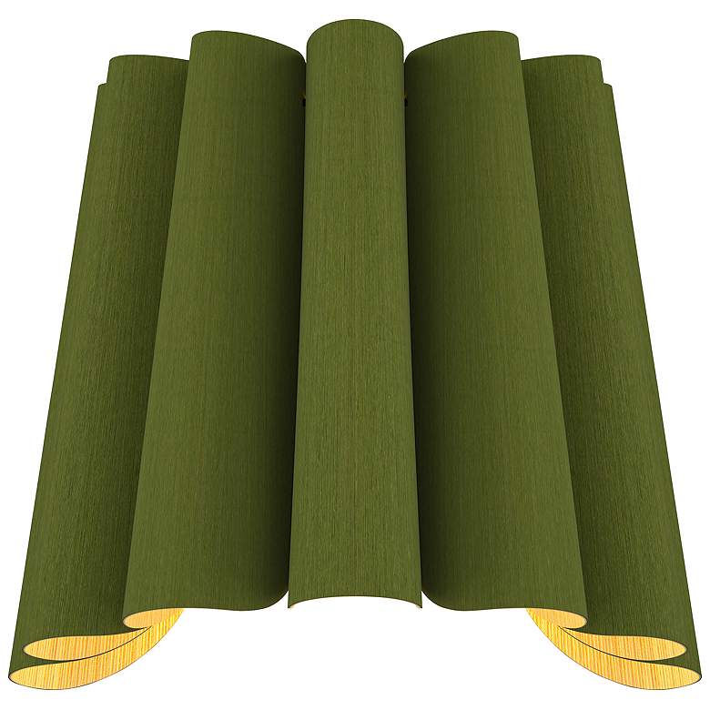 Image 1 Renata 11.75" High Green WEP Light Collection Wall Sconce