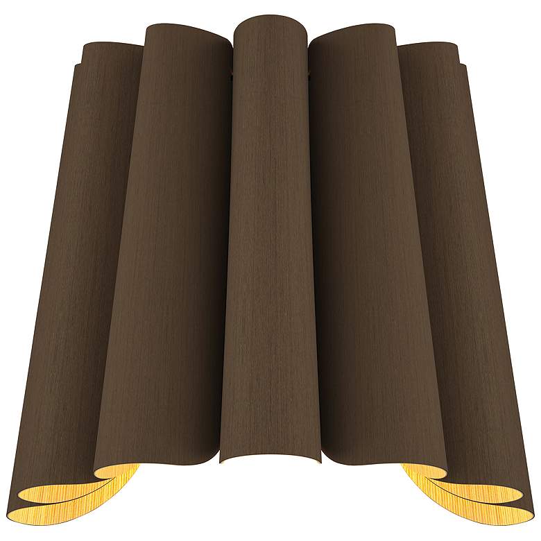 Image 1 Renata 11.75" High Ebony WEP Light Collection Wall Sconce