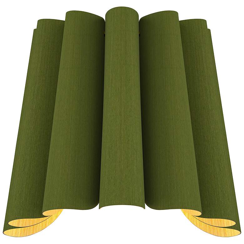 Image 1 Renata 11.75" High Green WEP Light Collection LED Wall Sconce
