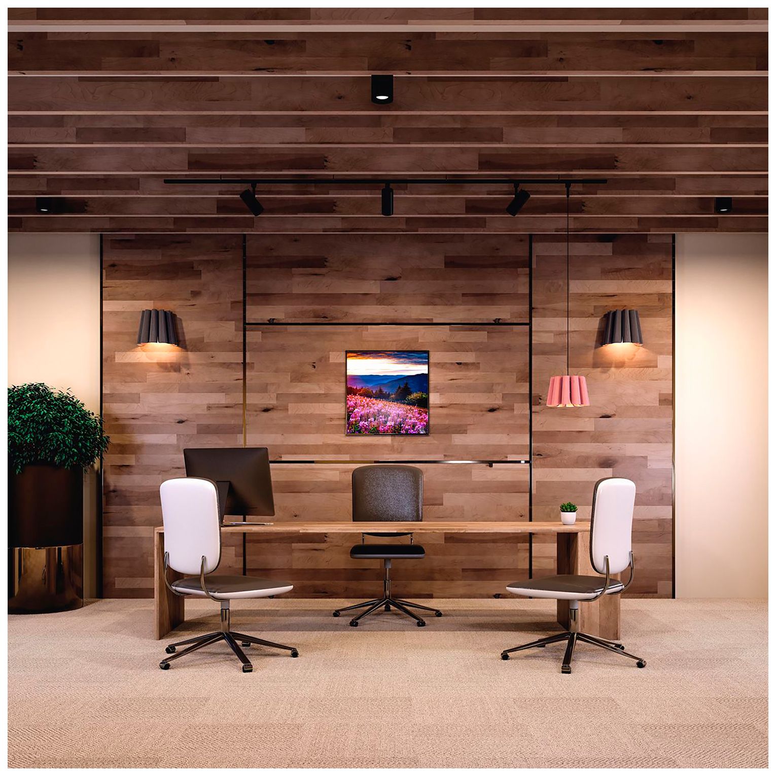 Image 4 Renata 11.75" High Grey Oak WEP Light Collection LED Wall Sconce more views