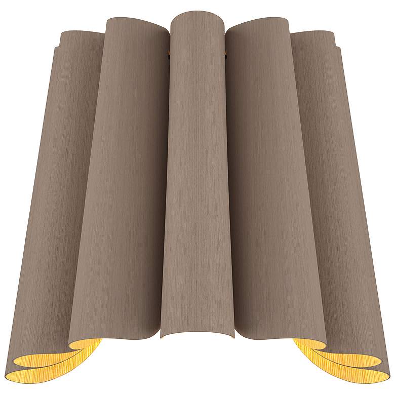 Image 1 Renata 11.75" High Grey Oak WEP Light Collection Wall Sconce