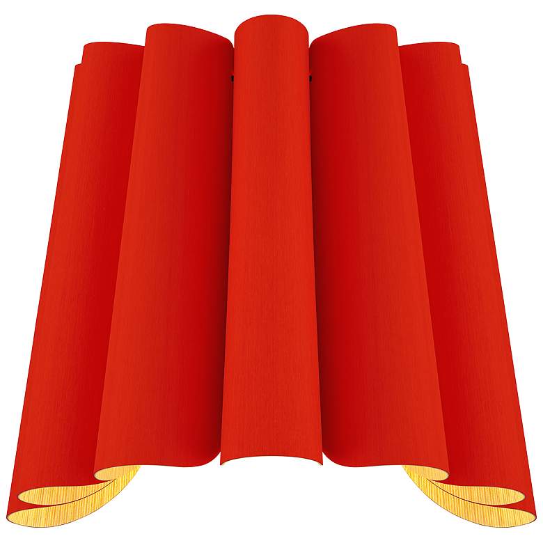 Image 1 Renata 11.75" High Red WEP Light Collection LED Wall Sconce