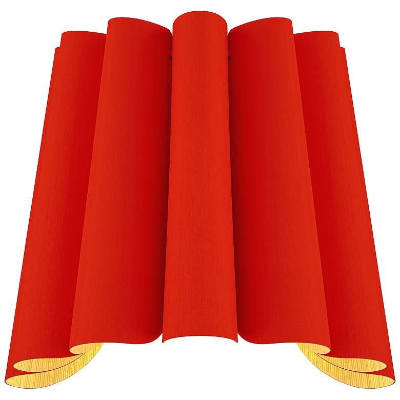 Image 1 Renata 11.75" High Red WEP Light Collection Wall Sconce