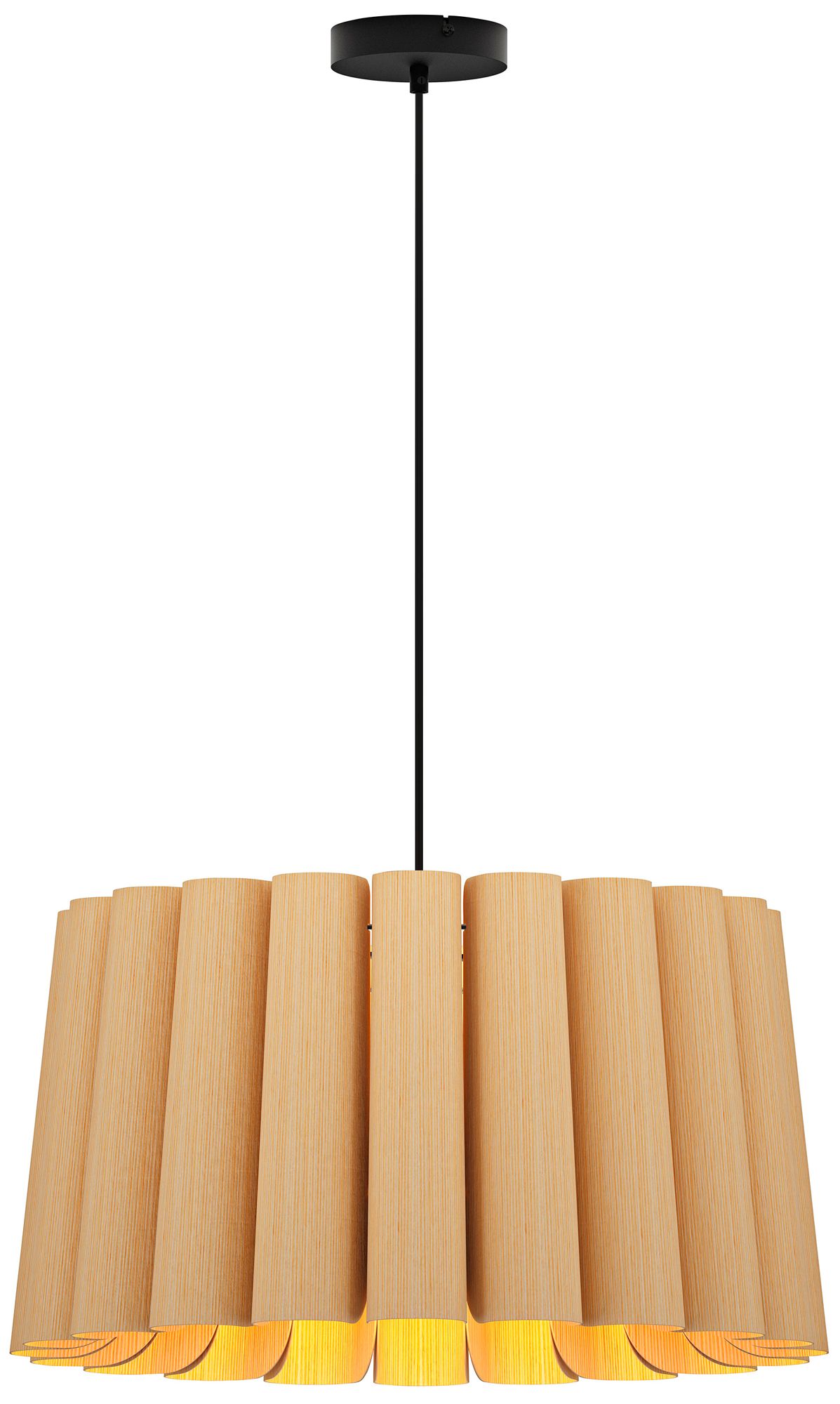 Image 2 Renata 22" Wide Ash Pendant