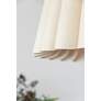 Renata 22" Wide Black Metal Ash Wood Pendant Light