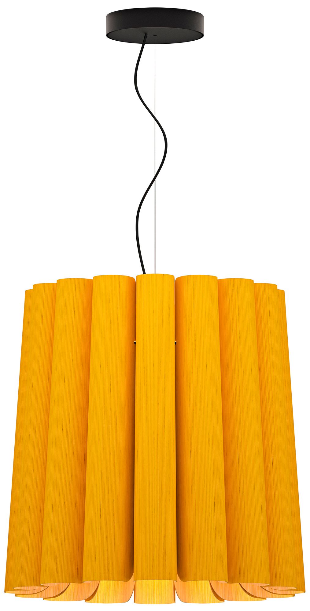 Renata 22" Wide Yellow Long Pendant