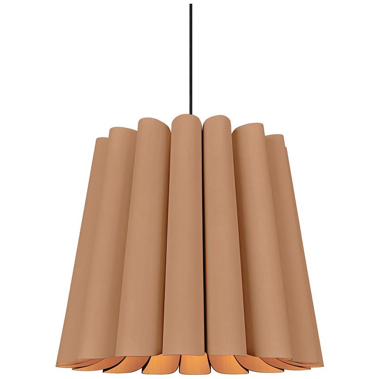 Image 1 Renata Long Pendant WEP Light Collection - Black Finish - Petribi Shade