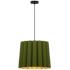 Renata Medium Pendant WEP - Green Shade - Black Canopy - Size 22