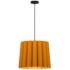 Renata Medium Pendant WEP - Ocher Shade - Black Canopy - Size 22