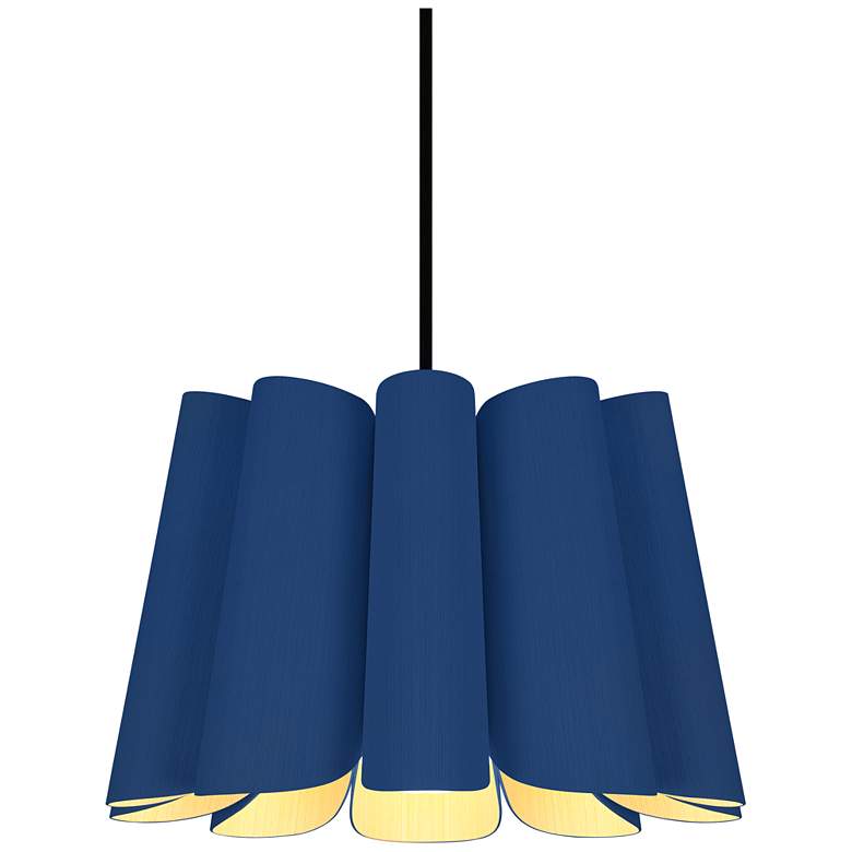 Image 1 Renata Pendant WEP Light Collection - Black Finish - Blue