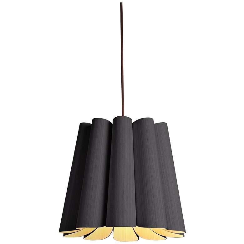 Image 1 Renata Pendant WEP Light Collection - Black Finish - Ebony Shade