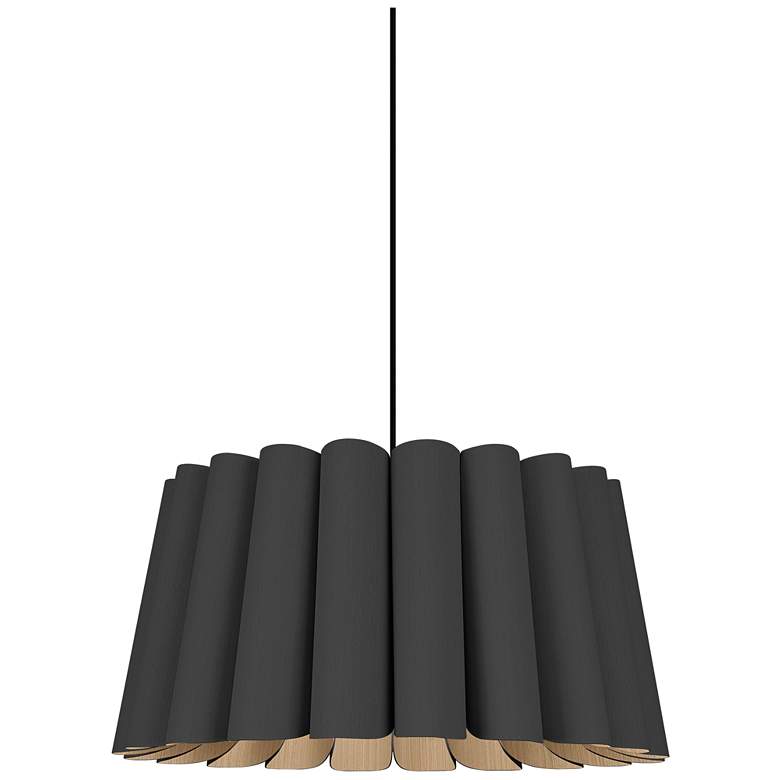 Image 1 Renata Pendant WEP Light Collection - Black Finish - Ebony Shade