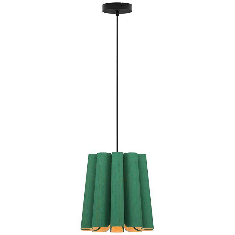 Image 1 Renata WEP Collection 11.8" Light Petrol Pendant