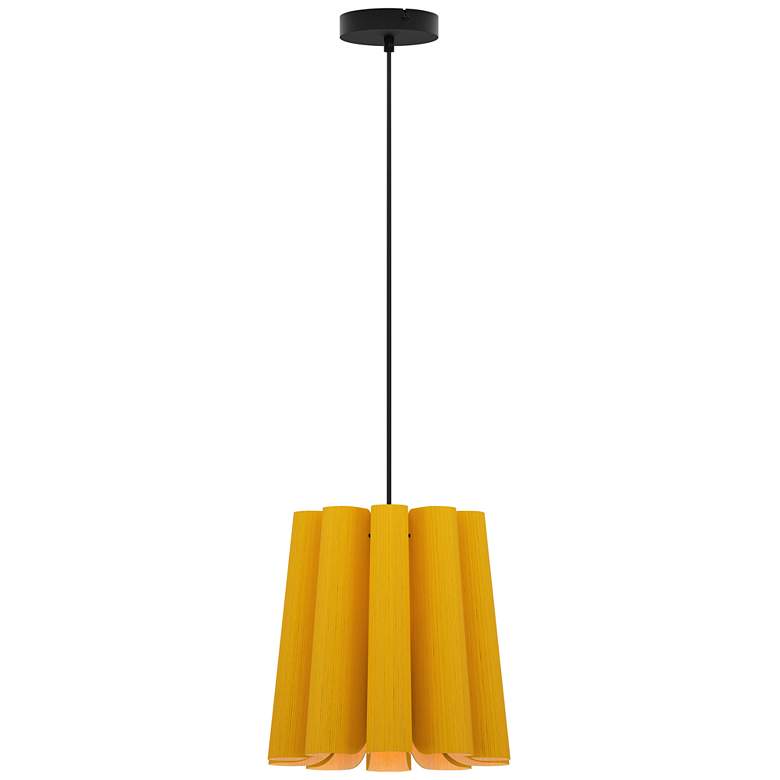 Image 1 Renata WEP Collection 11.8" Yellow Pendant