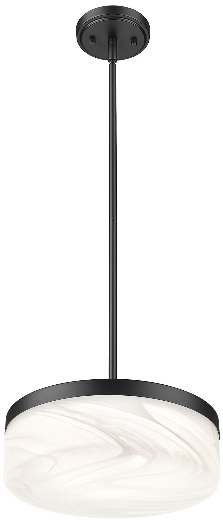 Image 4 Renaud by Z-Lite 13 inch Matte Black 1 Light Pendant more views