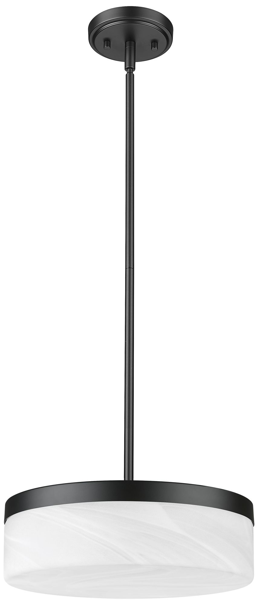 Image 7 Renaud by Z-Lite 13 inch Matte Black 1 Light Pendant more views