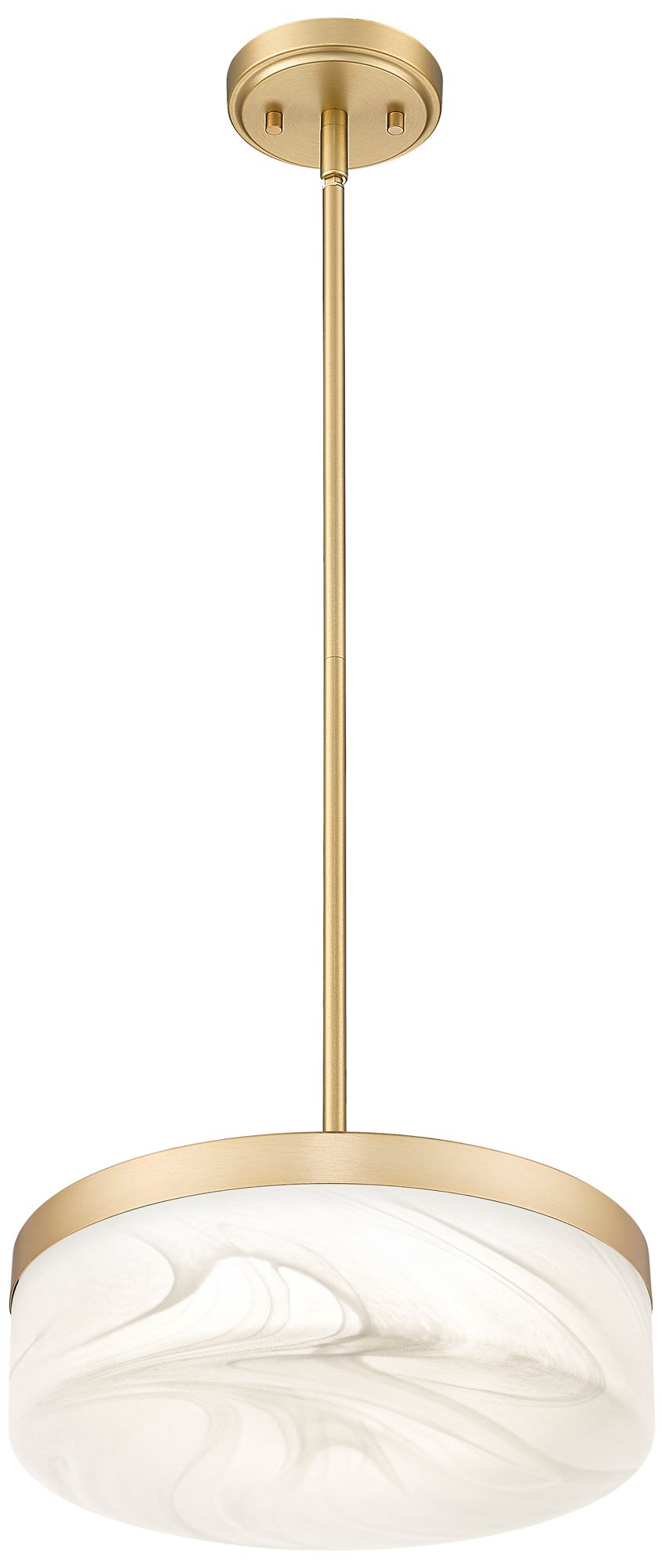 Image 4 Renaud by Z-Lite 13 inch Modern Gold 1 Light Pendant more views