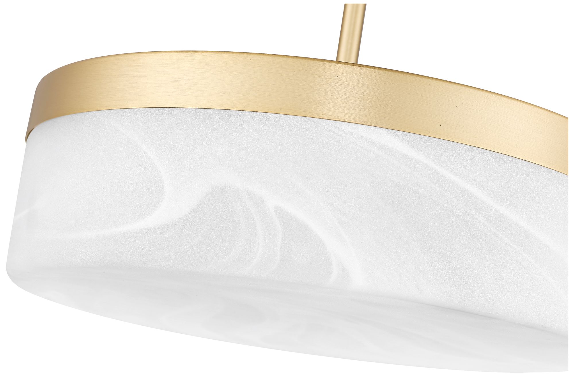 Image 6 Renaud by Z-Lite 13 inch Modern Gold 1 Light Pendant more views