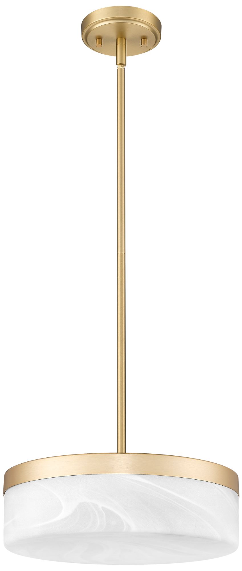 Image 7 Renaud by Z-Lite 13 inch Modern Gold 1 Light Pendant more views