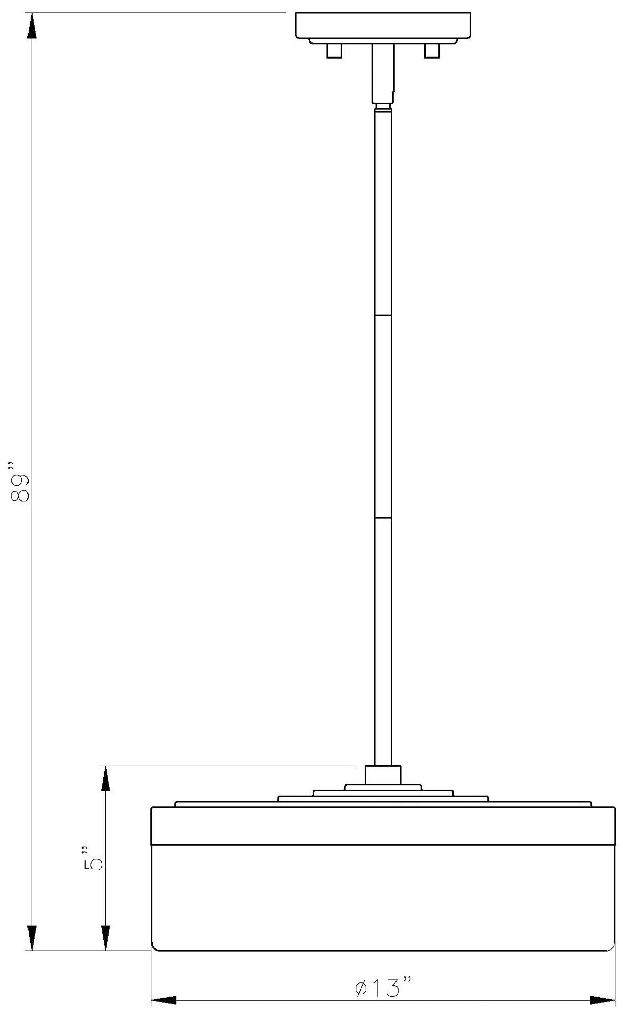 Renaud by Z-Lite 13 inch Modern Gold 1 Light Pendant