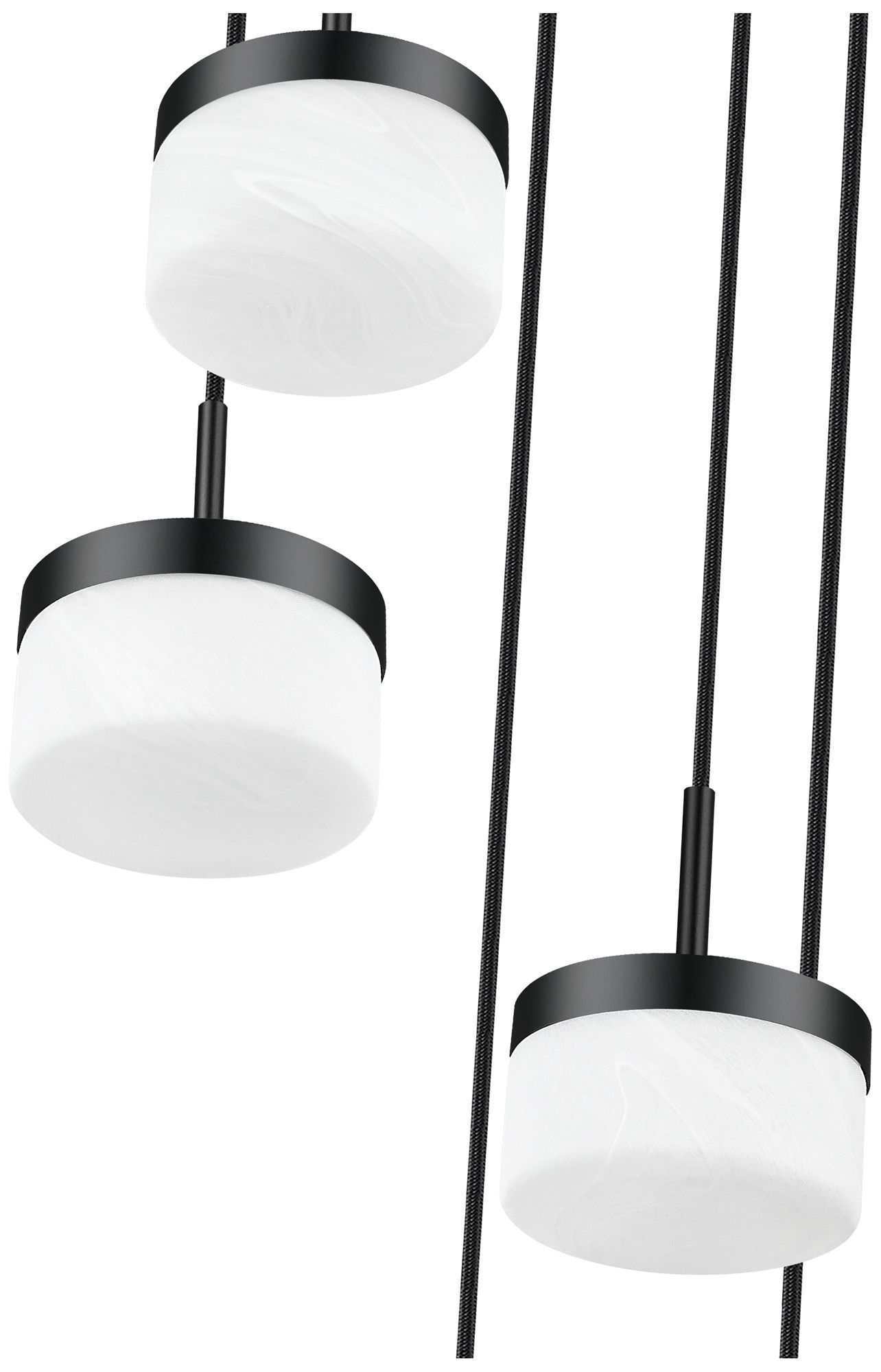 Image 6 Renaud by Z-Lite 15.75 inch Matte Black 5 Light Chandelier more views