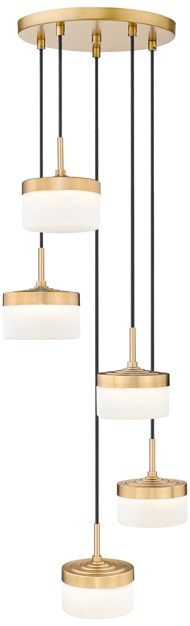 Image 4 Renaud by Z-Lite 15.75 inch Modern Gold 5 Light Chandelier more views