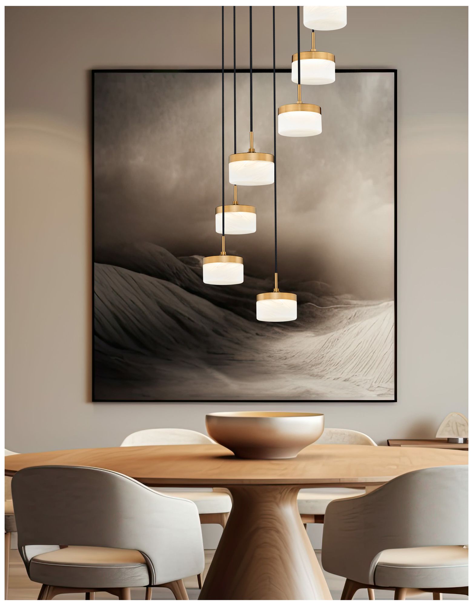 Image 3 Renaud by Z-Lite 21 inch Modern Gold 7 Light Chandelier more views