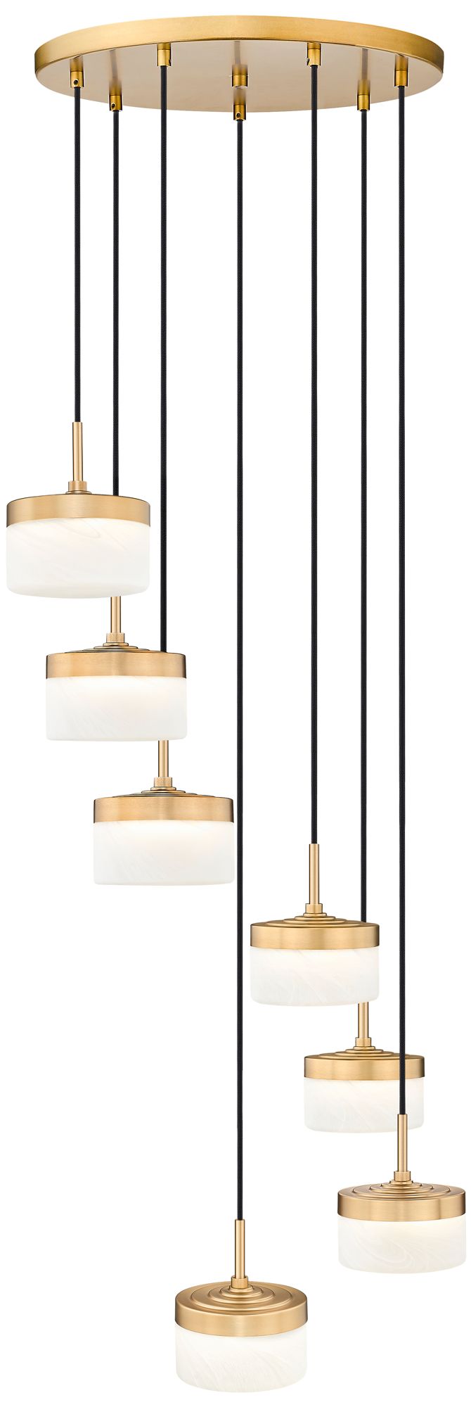 Image 4 Renaud by Z-Lite 21 inch Modern Gold 7 Light Chandelier more views