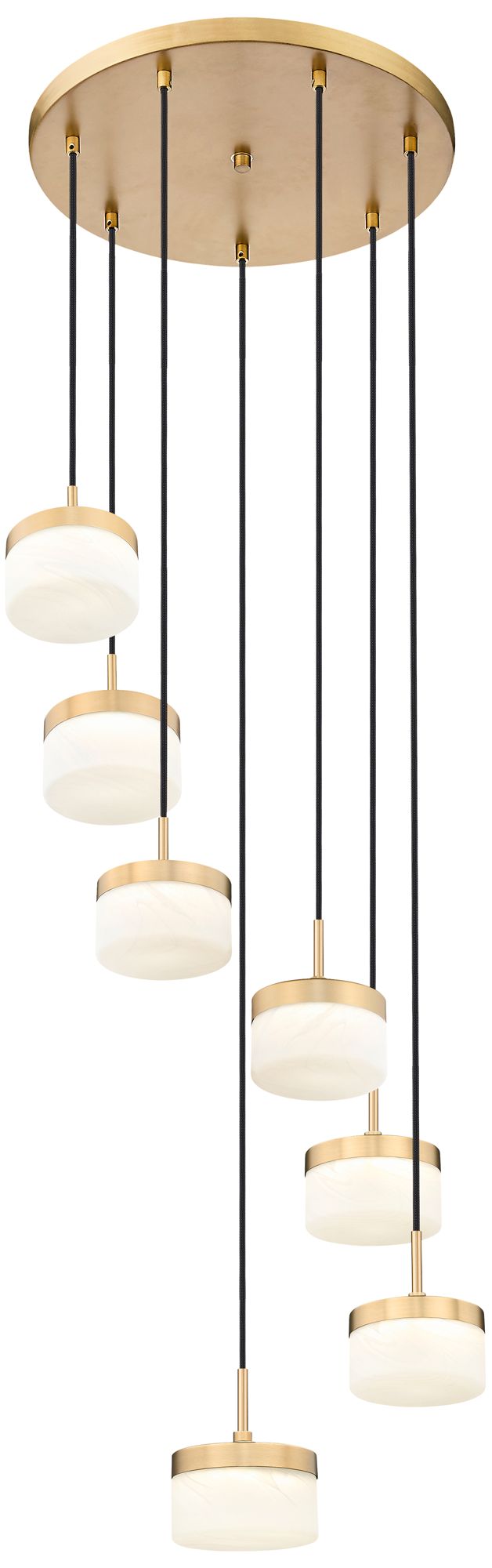 Image 5 Renaud by Z-Lite 21 inch Modern Gold 7 Light Chandelier more views