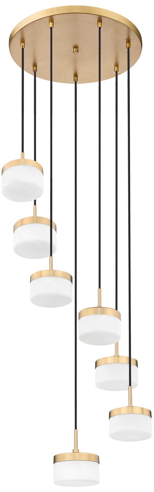 Image 7 Renaud by Z-Lite 21 inch Modern Gold 7 Light Chandelier more views