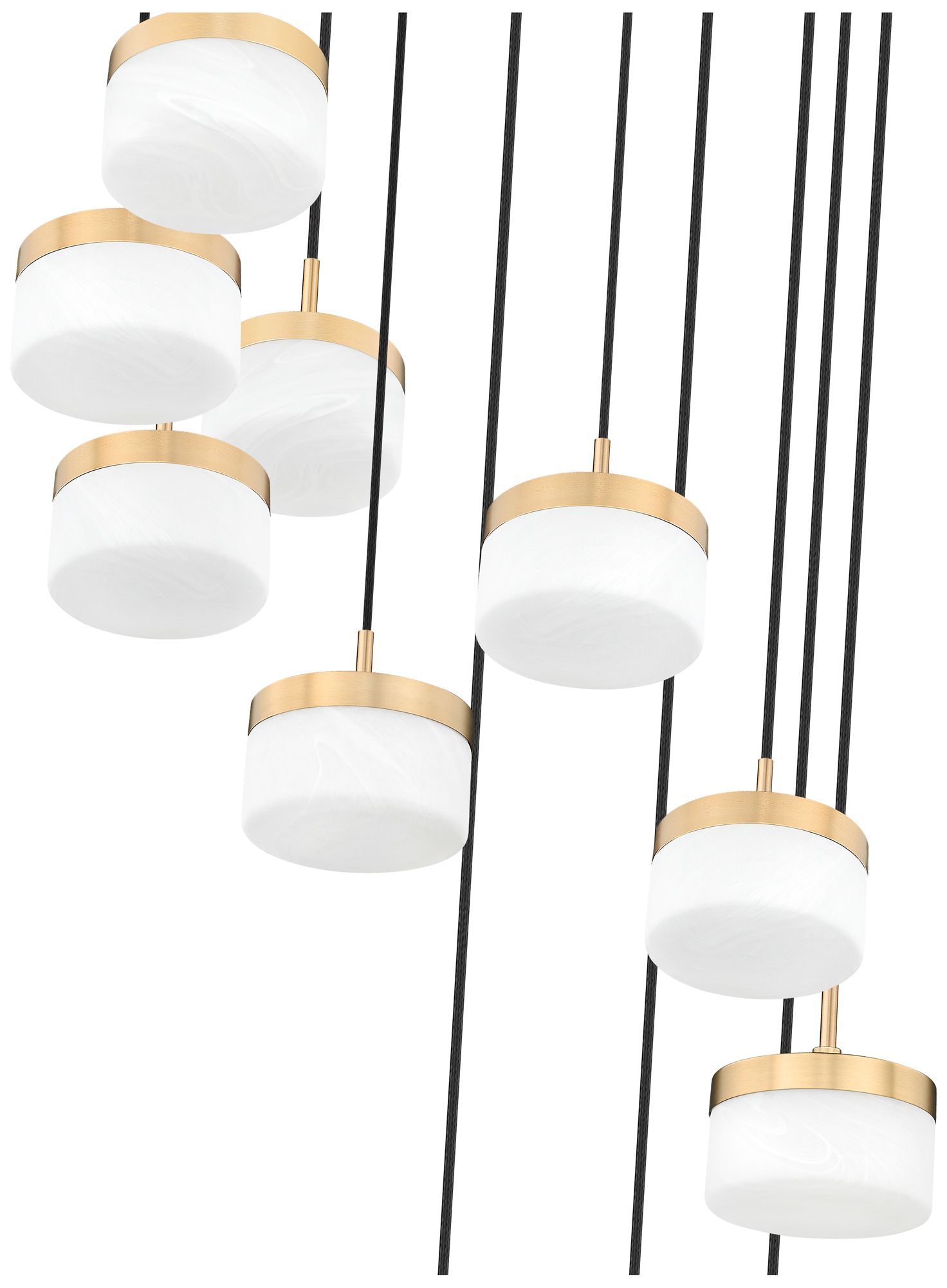 Image 6 Renaud by Z-Lite 28 inch Modern Gold 11 Light Chandelier more views