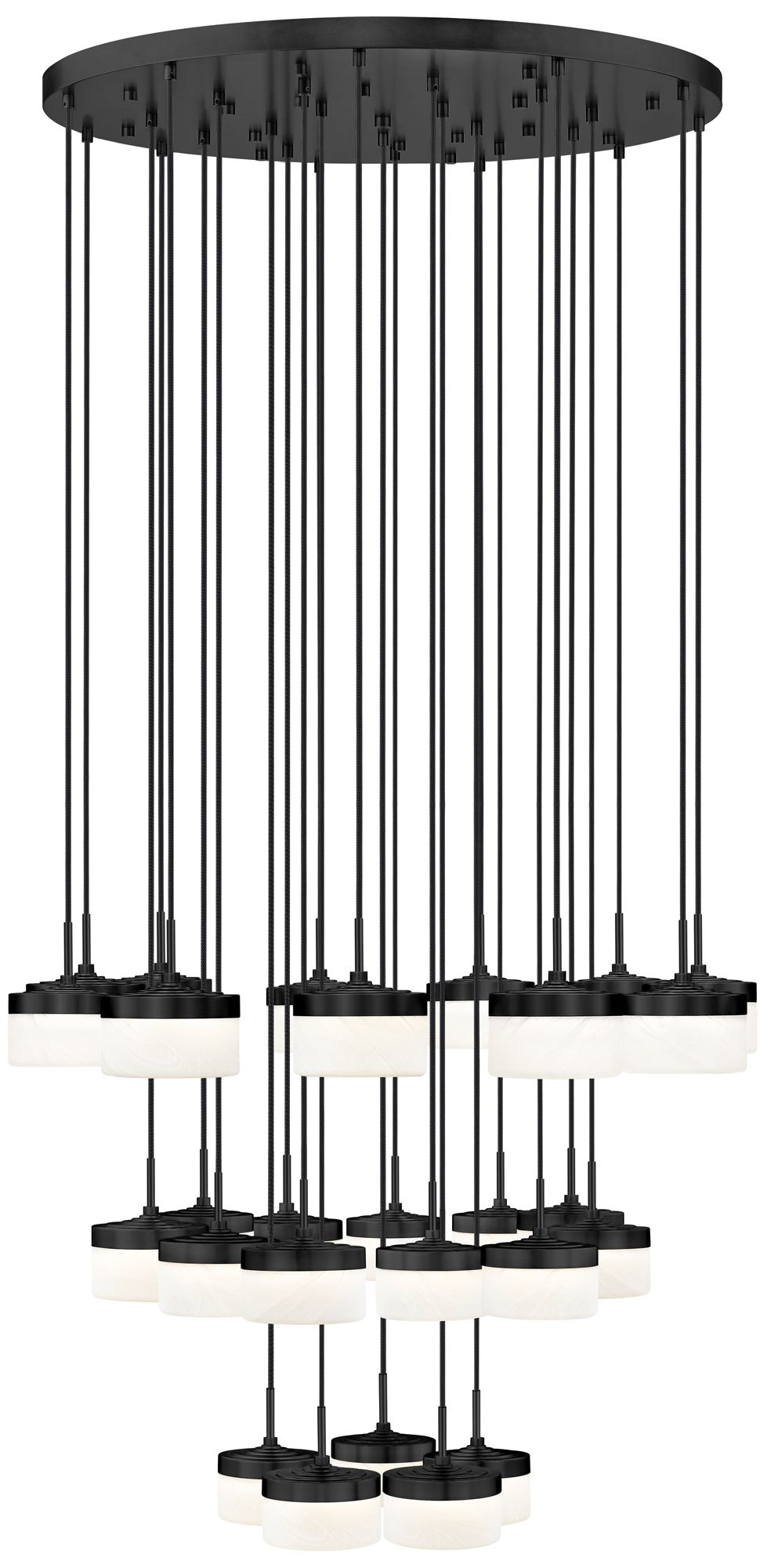Image 4 Renaud by Z-Lite 40.75 inch Matte Black 27 Light Chandelier more views