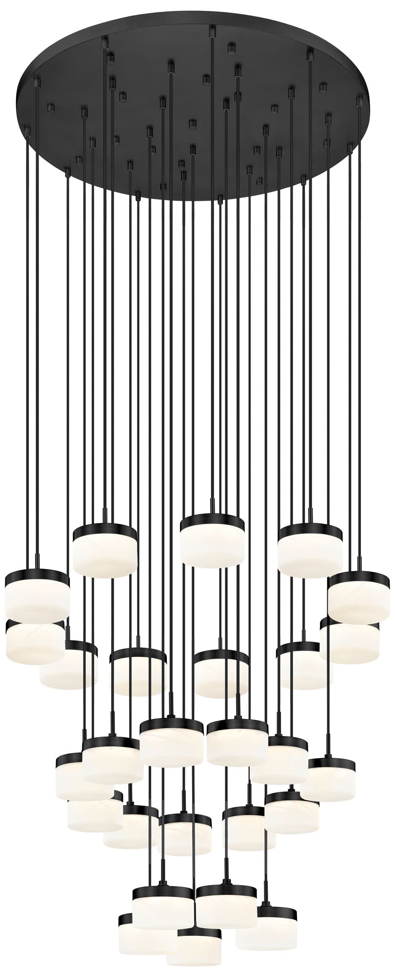 Image 5 Renaud by Z-Lite 40.75 inch Matte Black 27 Light Chandelier more views