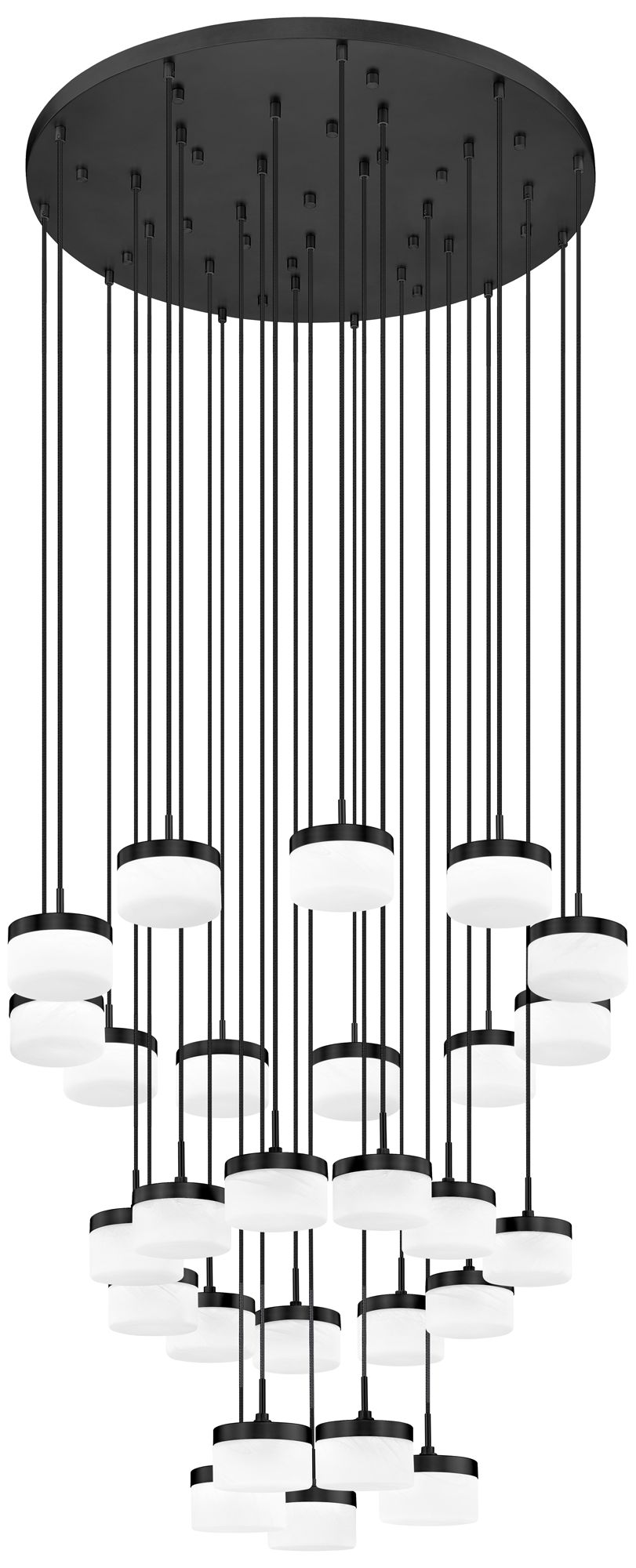 Image 7 Renaud by Z-Lite 40.75 inch Matte Black 27 Light Chandelier more views