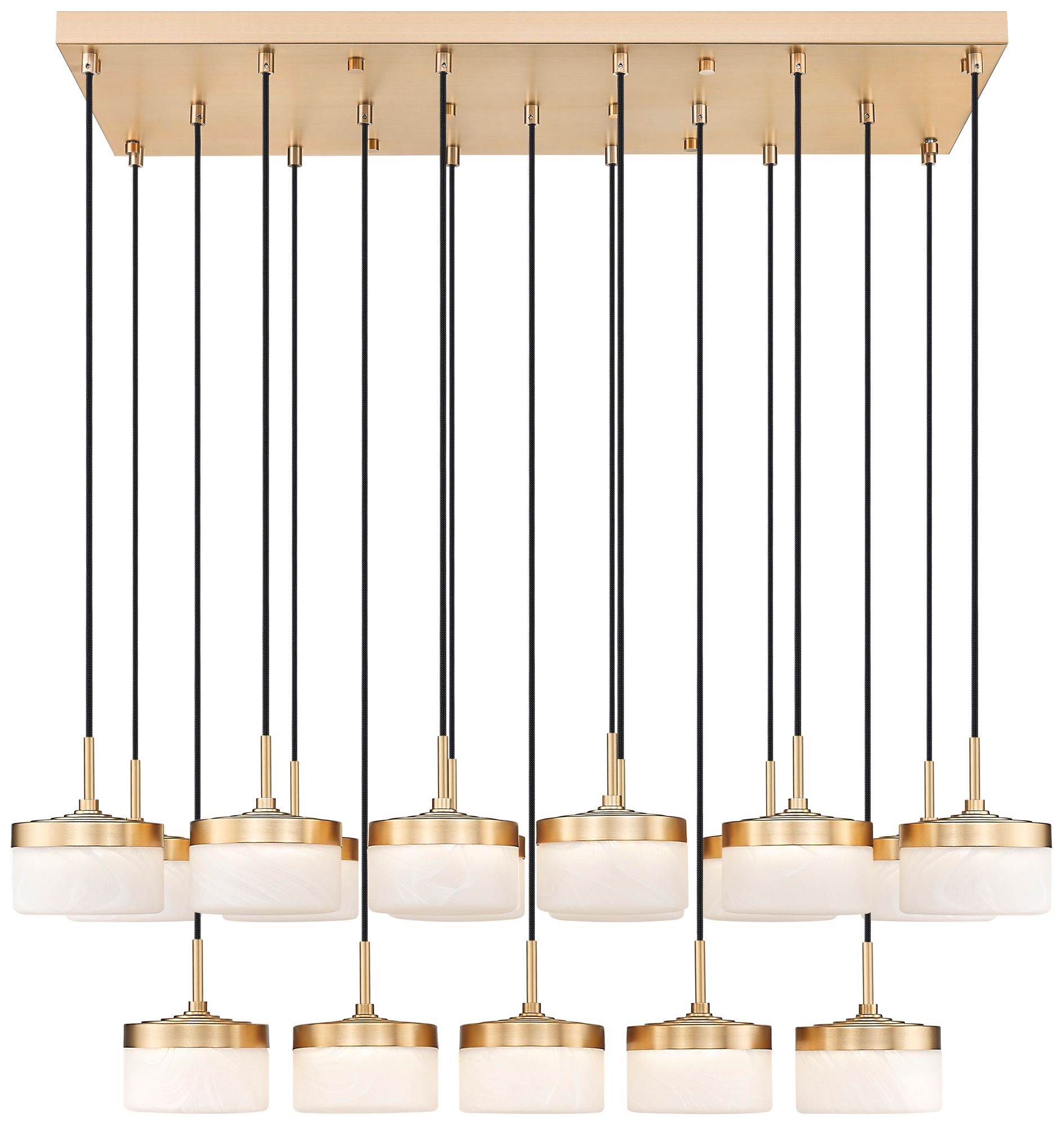 Image 4 Renaud by Z-Lite 46.75 inch Modern Gold 17 Light Linear Chandelier more views