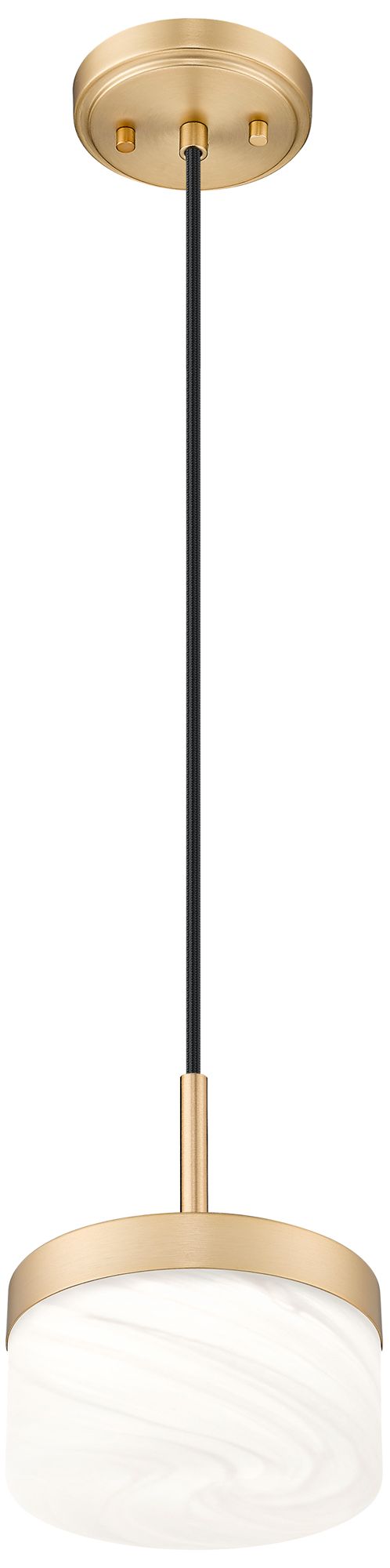 Image 4 Renaud by Z-Lite 6.75 inch Modern Gold 1 Light Pendant more views